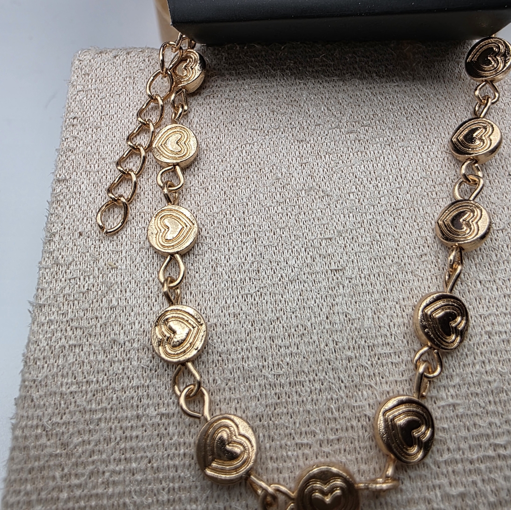 Paparazzi Copper Heart Charm Bracelet 259 7$